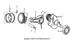 LC185FDS Crankshaft Piston Assembly