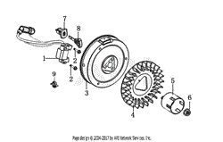 LC185FDS Flywheel Coil Assembly