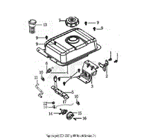 LC185FDS Fuel Tank Assembly