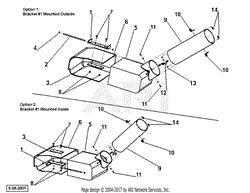 Universal Lawn Deck Adapter, 2 Piece