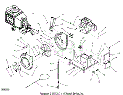 Blower/Chipper Assy, B&amp;S Engine