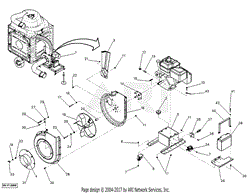 Blower/Chipper Assembly, 9 FTP