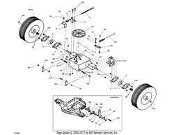 Axle, SN PW6E22391 &amp; Below