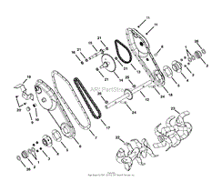 Tine Drive Transmission Assembly