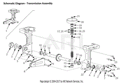 Roto Hog Mini Tiller 4 Cycle Transmission Assembly