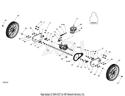 Axle Assembly, Serial #100626 and Above