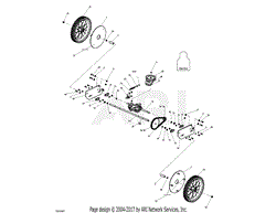 Axle Assembly, Serial #82981 to #100625