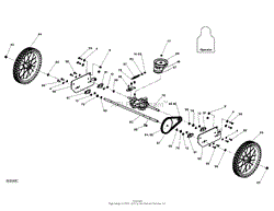 Axle Assembly, Serial #100626 and Above