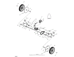 Axle Assembly, Serial #82981 to #100625