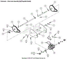 Drive Train Assembly (Self Propelled)