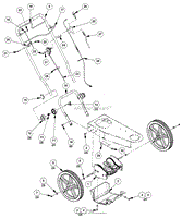 Handlebar &amp; Axle (Self Propelled)