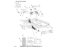 Pump &amp; Drive Wheels, Serial #VPZ001172 and Below