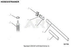 Premier PC10 1&quot; Water Pump Hoses/Strainer