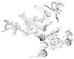 WH1 22, 28 34 Ton Wood Splitter New