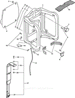 Backpack Frame, Harness S/N: 001001 - 577571