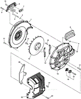 Fan Case, Blower Fan, Engine Cover S/N: 001001 - 577571