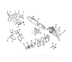 Clutch, Cutting Attachment, Chain Brake, Tools