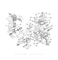 Cylinder, Crankcase, Piston