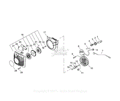 Flywheel, Ignition Coil, Recoil Starter