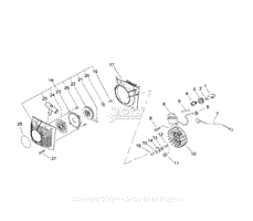 Flywheel, Ignition Coil, Recoil Starter