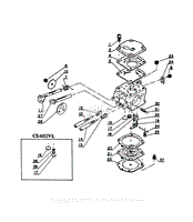 Carburetor -- CS-702VL and CS-602VL