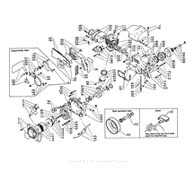 Engine, Starter, Ignition, Clutch, Exhaust, Chain Brake