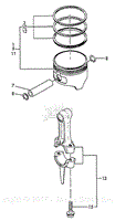 Connecting Rod, Piston