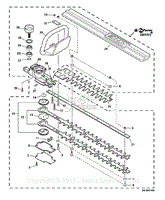 Blades, Front Handle, Gear Case S/N: S76112001001 - S76112185208