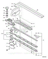 Blades, Front Handle, Gear Case S/N: S76112185209 - S76112999999