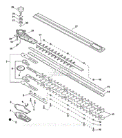 Gear Case, Blades - WITHOUT Tip Guard