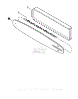 Guide Bar, Sawing Chain, Guide Bar Cover