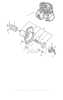 Clutch, Fan Case S/N: 05007996 - 05999999