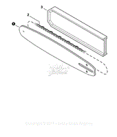 Guide Bar, Sawing Chain, Guide Bar Cover