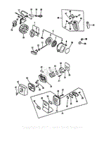 Exhaust, Ignition, Intake, Starter