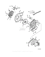 Fan Case, Engine Cover, Throttle Control  S/N: P11012041368 - P11012999999