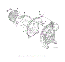 Debris Cover, Left Fan Cover