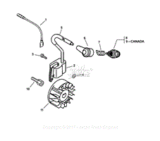 Ignition  S/N: 001001 - 517452, CANADA -- 001001-027082