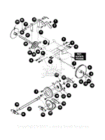 Disc Assembly, Drive Gear, Drive Shaft