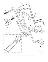 Handle, Ignition Switch, Throttle Cable