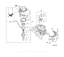 Engine Cover, Starter