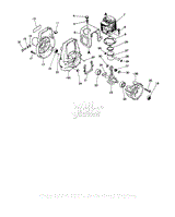 Engine, Crankcase, Fan Housing Cover