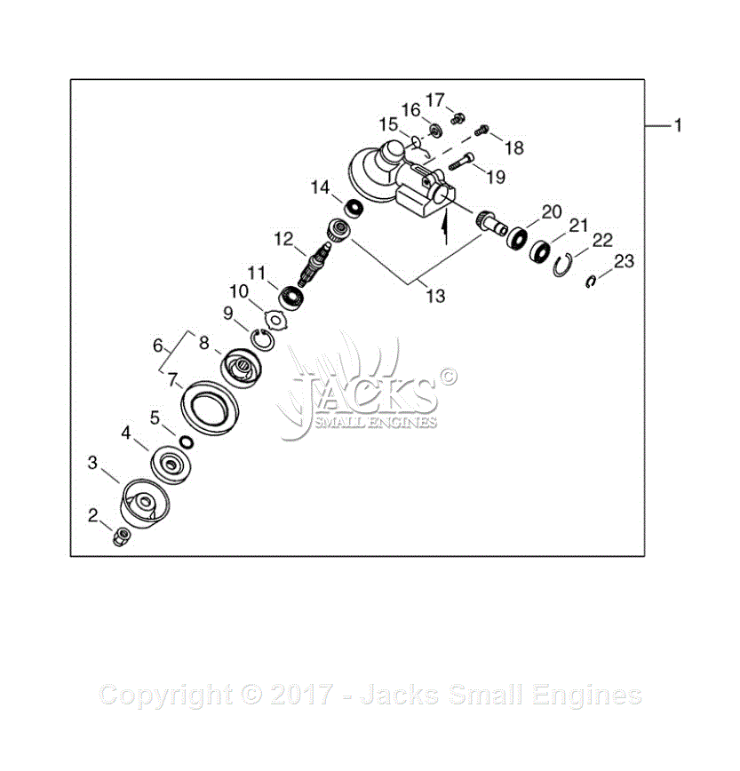Echo SRM-4605 S/N: 20001001 - 20999999 Parts Diagram for