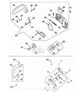 3 - Clutch assy and handles