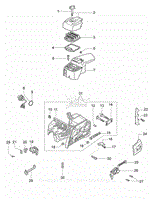 3 - Fuel tank and air filter