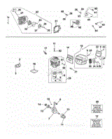 1 - Starter assy and engine