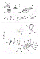 3 - Fuel tank-air filter-handle