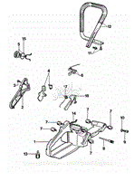 6 - Handle and fuel tank