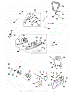 3 - Fuel tank and clutch assy