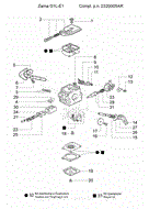 6 - Carburetor G1L-E11A