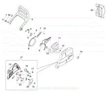 5 - Brake and chain cover